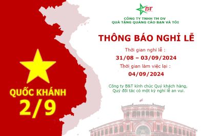 Lịch nghỉ Lễ Quốc khánh 2/9